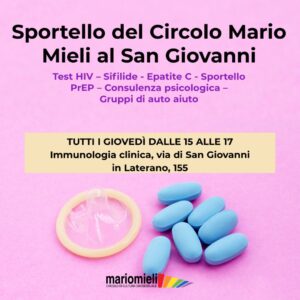 sportello circolo mario mieli san giovanni