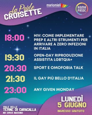 Programma Pride Croisette 5 giugno (1)