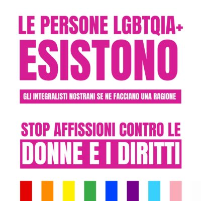 stop affissioni vs donne e diritti