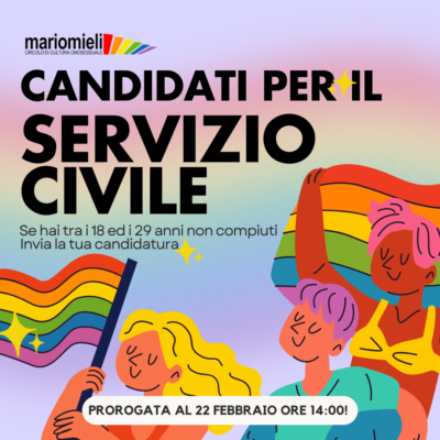 candidatura servizio civile cco mario mieli